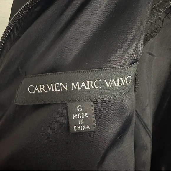 Carmen Marc Valvo Silk Dress - Picture 4 of 5